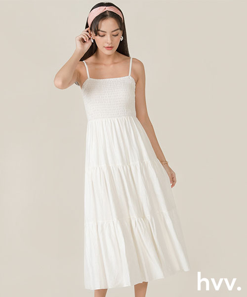 White Dress Outfit For Picnic Outing